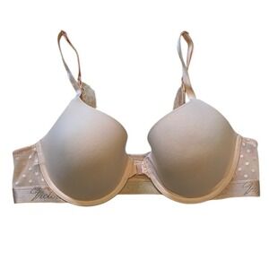 Victoria's Secret Lightly Lined Wireless Pink Bra Sexy Logo 36013624 38B Front